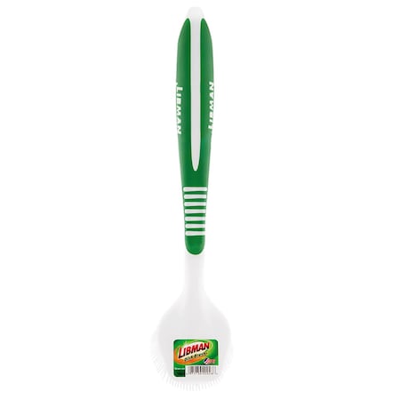 Libman 2.25 in. W Soft Bristle 9 in. Sanoprene Handle Dish Brush 46